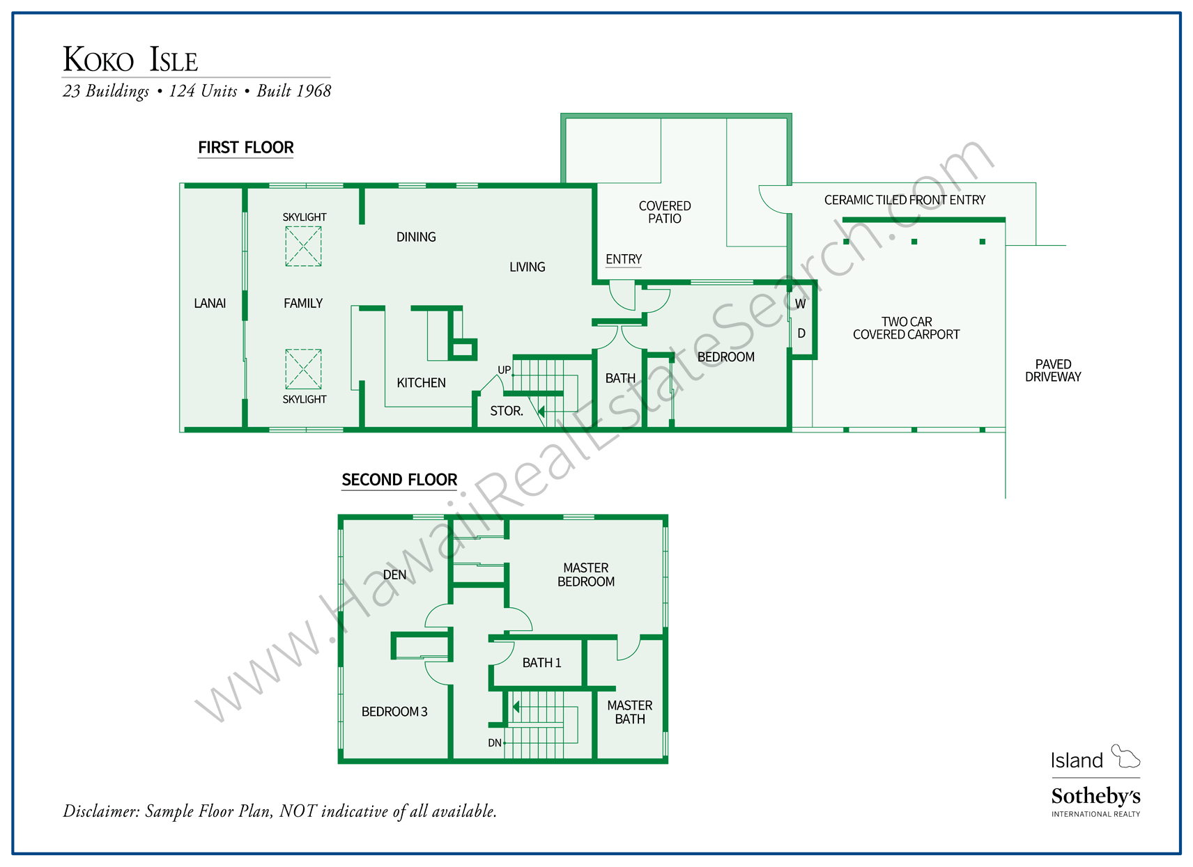 Koko Isle Floor Plan